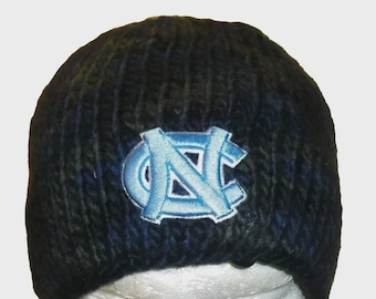 North Carolina Tar Heels Mens Adult Nc Logo Beanie Winter Hat Cap New Ncaa