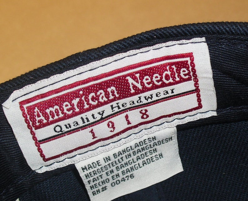 Columbus Blue Jackets Vintage American Needle 90s Snapback hat Nhl New image 3
