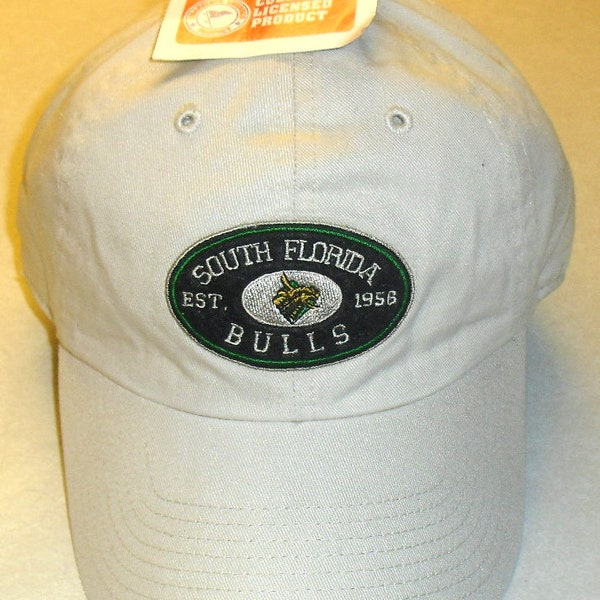 South Florida Bulls USF Adjustable Strapback hat sz. Small/Medium New Dad Hat