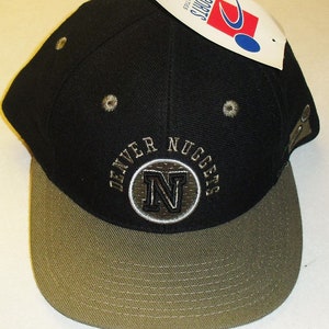 DENVER NUGGETS VINTAGE 2000'S AMERICAN NEEDLE STRAPBACK ADULT HAT - Bucks  County Baseball Co.