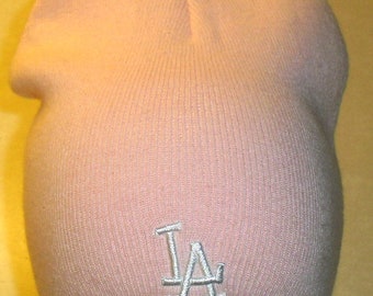 Los Angeles Dodgers Adult Pink Beanie Winter hat New Mlb