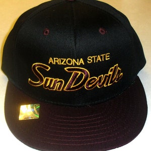 Vintage Arizona State Sun Devils The Game Snapback – Yesterday's Attic