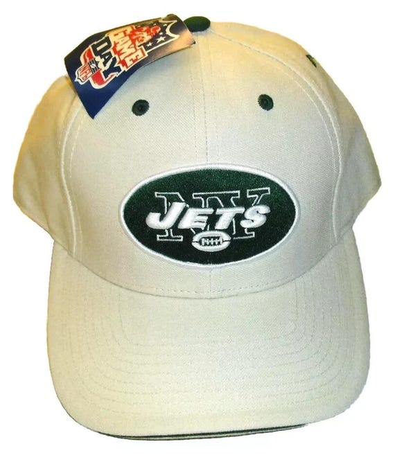Vintage New York Jets Starter Hat Cap Fitted Wool Black NFL