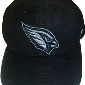Arizona Cardinals All Black Adjustable strapback hat Dad hat style New NFL