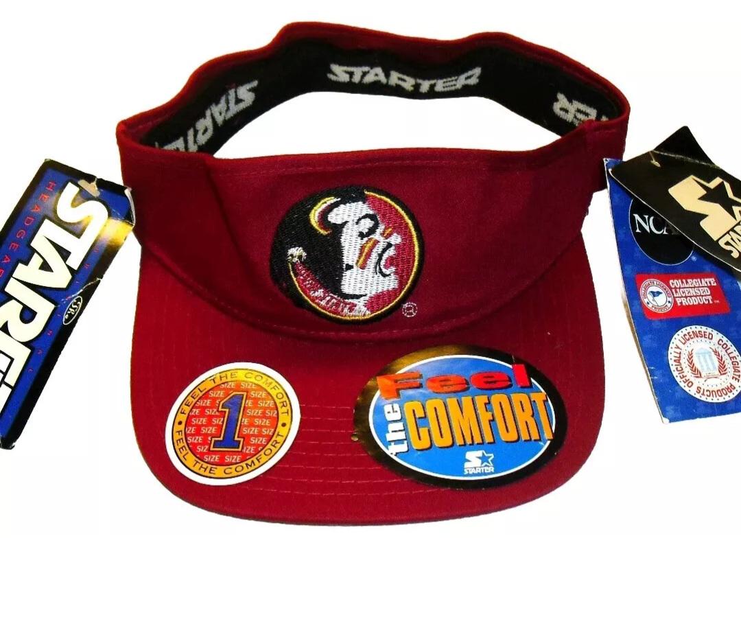 Florida State Seminoles Starter Vintage 90s Original Visor Hat New