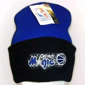 Orlando Magic Mens Adult Vintage 90s Cuffed Beanie Winter Hat Cap New tags Nba