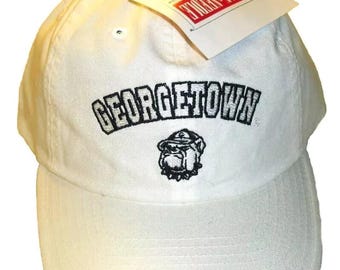 Georgetown Hoyas Vintage 90s Original Mens White Strapback  display picture 2