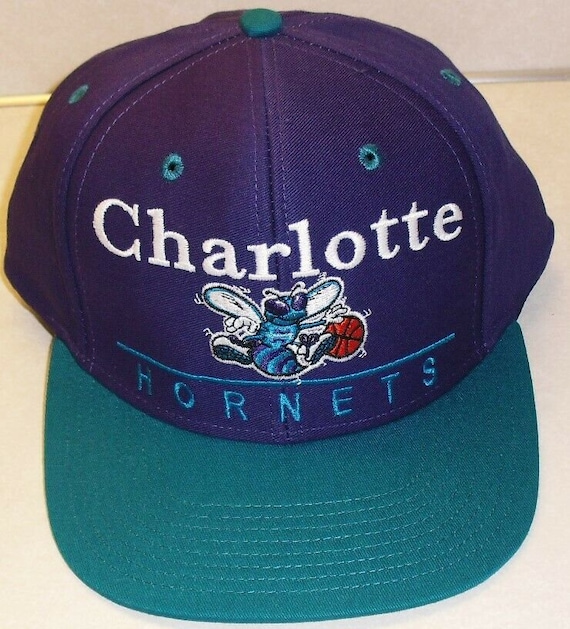 Charlotte Hornets Adidas Snapback hat New Purple T