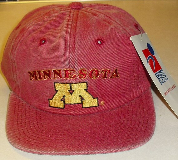 Minnesota Gophers Sports Specialties 90s Vintage Adjustable Strapback Hat New NCAA