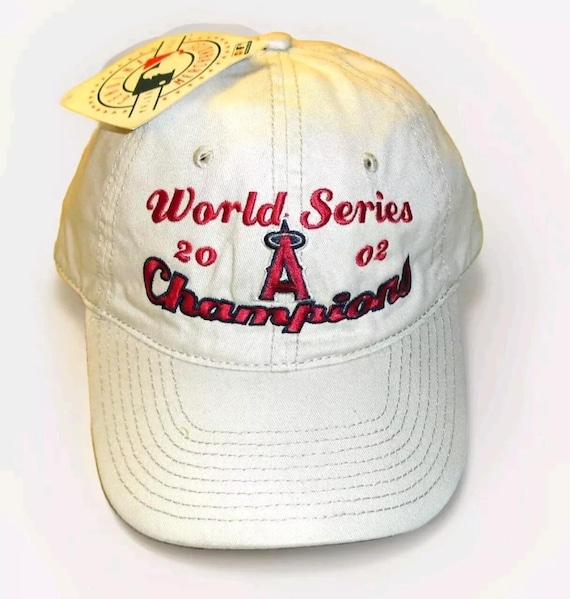 Anaheim Angels 2002 World Series Champions Mens Adjustable