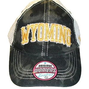 Wyoming Cowboys University Women Girls Zephyr Snapback Trucker hat cap New Ncaa