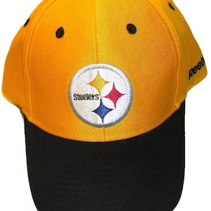 Pittsburgh Steelers Reebok Mens Adult Yellow Adjustable Strapback hat New Nfl