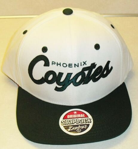 Vintage 00s Polyester Colour-Block White Phoenix Coyotes NHL