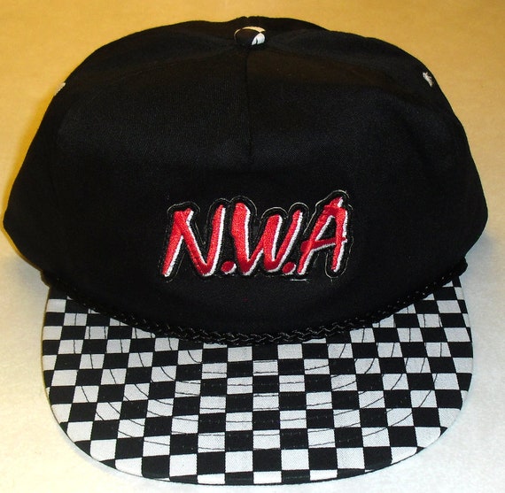 Nwa Eazy E Vintage 90s Mens Snapback hat Checkered Bi… - Gem