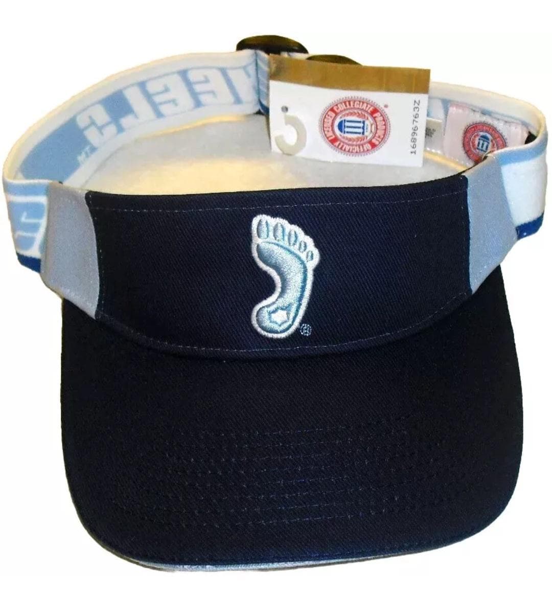 North Carolina Tar Heels Vintage 90s Original Visor Hat New Ncaa