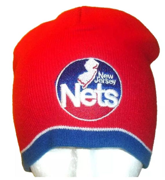 Mens Hats Brooklyn Nets Beanie Hat Mitchell Ness Adults Unisex