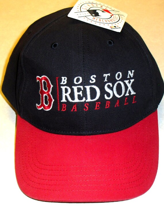 Boston Red Sox Baseball 90s Vintage Mens Adjustab… - image 1