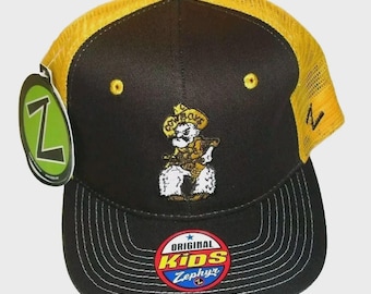 Wyoming Cowboys Kids Youth Boys Zephyr Snapback hat cap New Ncaa