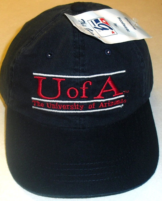 Arizona Wildcats University The Game Vintage 90s Fitted Hat Sz. 7 1/4 New NCAA