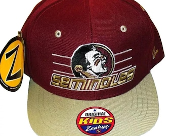 Florida State Seminoles Kids Youth Boys Zephyr Snapback hat New Ncaa