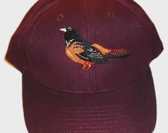 Baltimore Orioles Vintage 90s Logo 7 Maroon Color Mens Snapack hat cap New Mlb