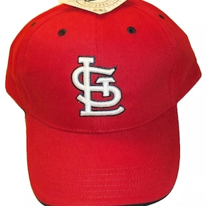 St. Louis Cardinals All Red Adjustable Strapback hat new MLB Ozzie Smith