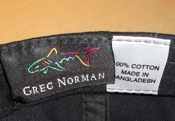 Greg Norman Golf The Shark Vintage 90s Adjustable… - image 3