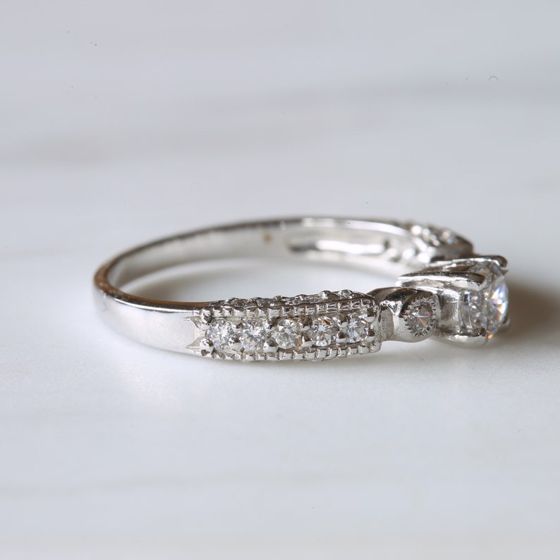 Details about / 3.25ct Round 3 stone Champagne Stone Promise Bridal Wedding Ring 14k Yellow Gold