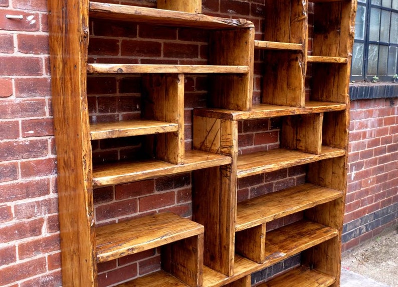 Made to Measure Reclaimed Shelving Units Etsy UK