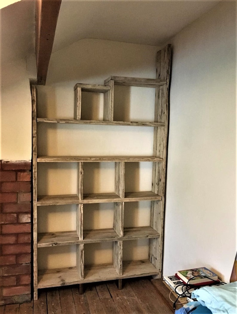 100 Reclaimed Made To Measure Bookcases Shelving Units Any Etsy