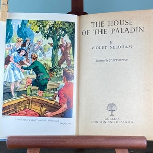 Violet Needham Story Book, The House of the Paladin, 1940s Children&#39;s Book, Vintage Collectors Book