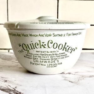 \"Quick-Cooker\"Bowl イギリスアンティーク 英国イギリスアンティーク Quick-Cooker（クイッククッカー