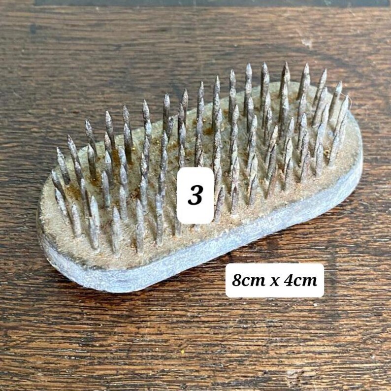 Vintage Metal Flower Frog, Florist Arranging Pin Spike Block Etsy UK