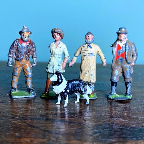 Vintage Britains Lead Toy Figures, Farmyard and Farming Models