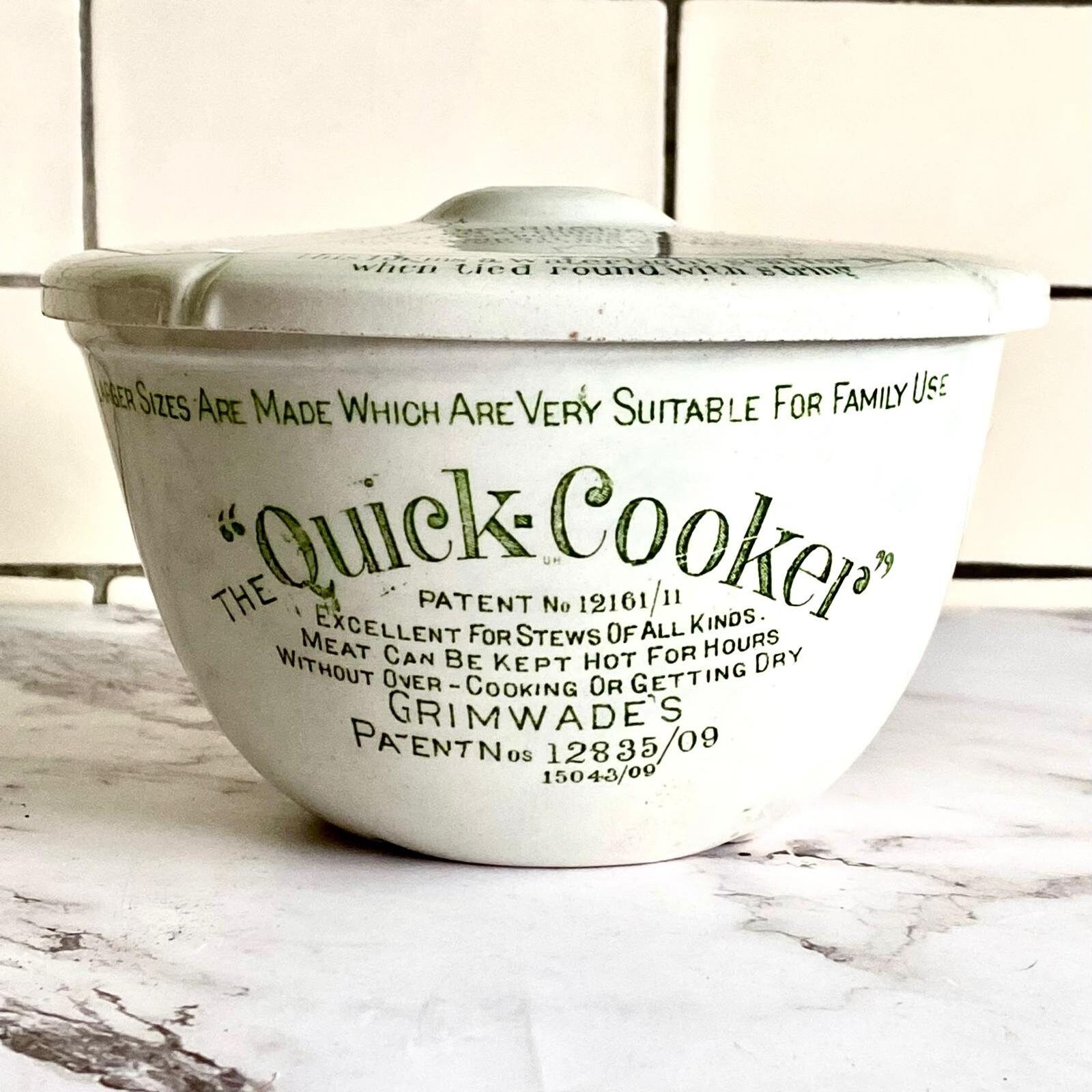 Antique Ironstone Grimwades Quick Cooker Pudding Bowl - Etsy Ireland