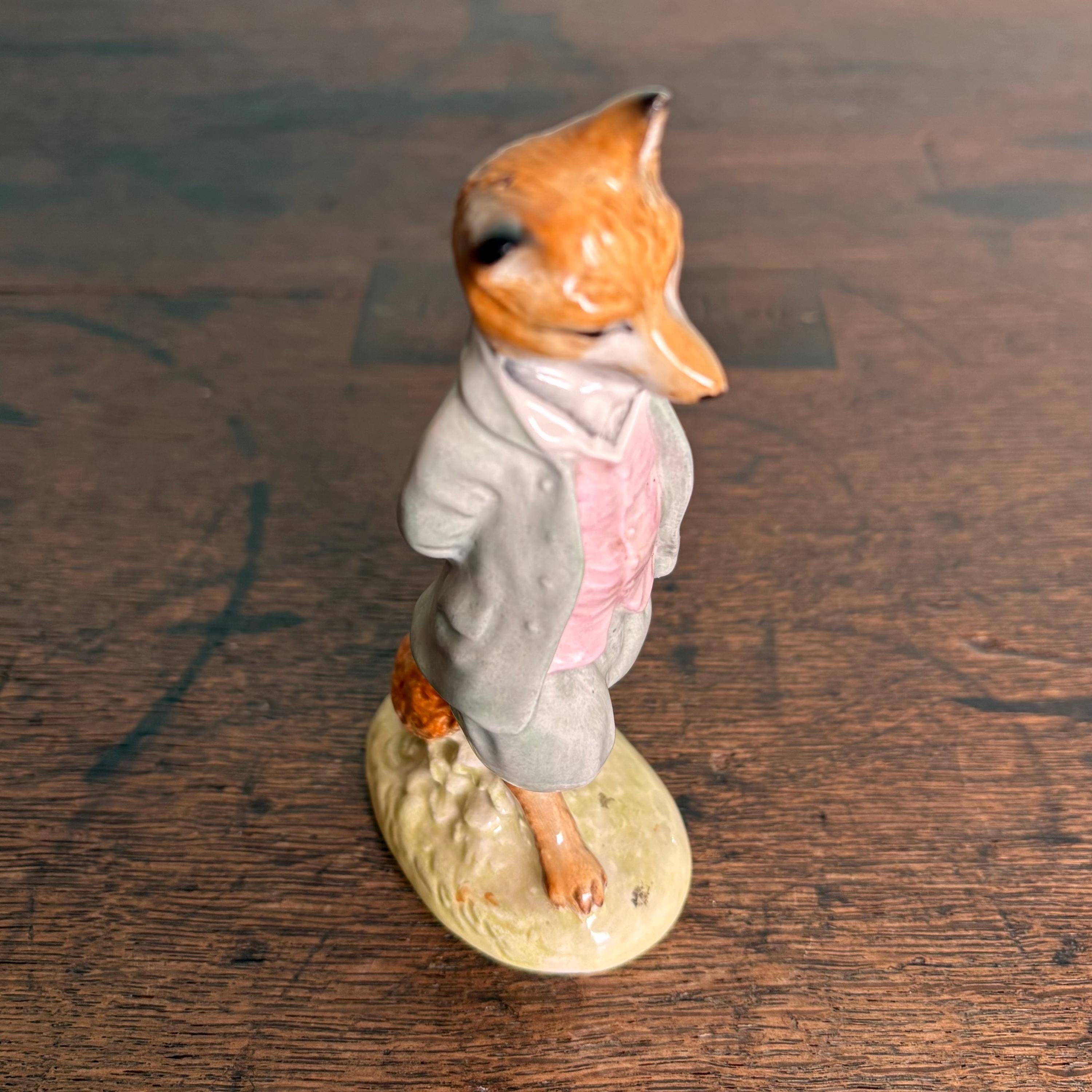 Beatrix Potter Figurine of Mr Tod the Fox, Beswick China Jemima