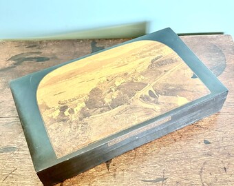 Antique Anchor Sewing Box, Victorian Sewing Work Box by Clark and Co, Oban History