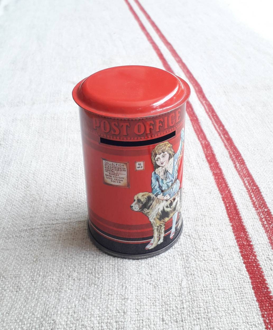 Vintage Tin Post Box Money Box 1970's Piggy Bank Savings | Etsy UK