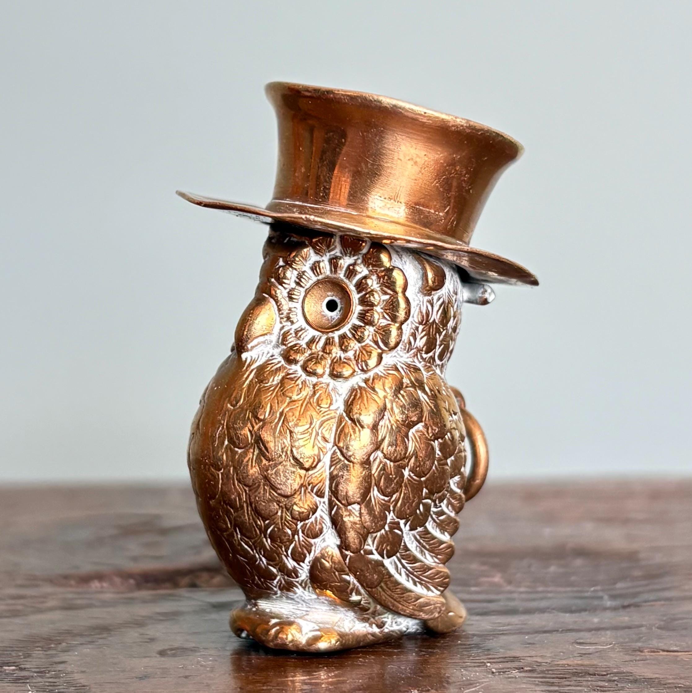 Antique Owl Match Strike