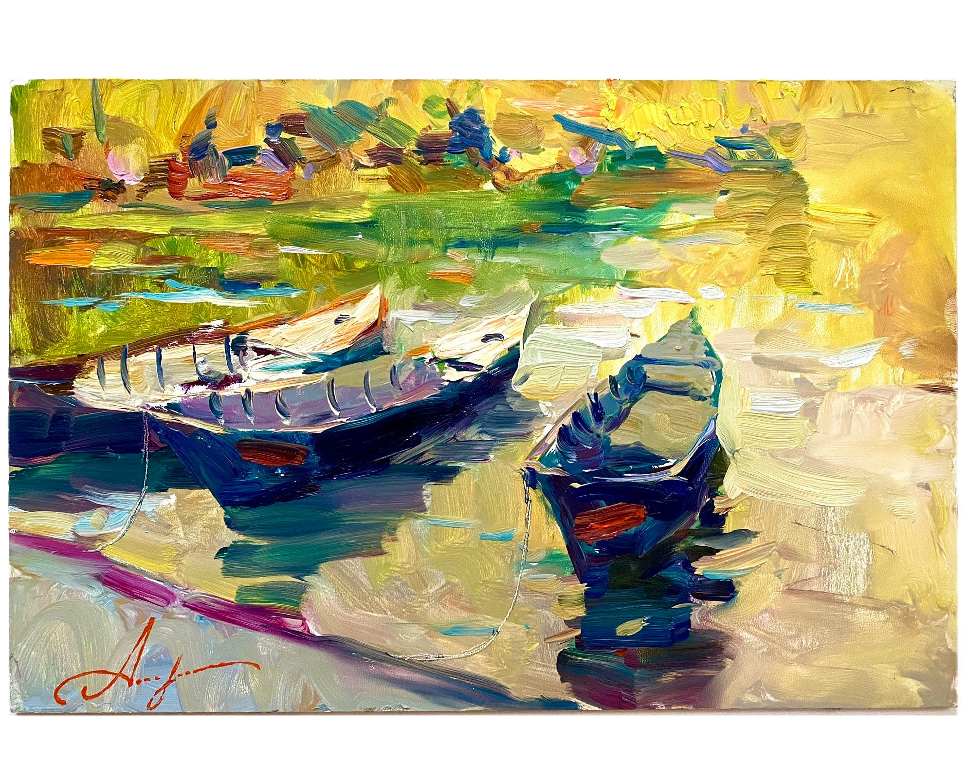 Sea landscape Original Painting Seascape oil painting | Etsy