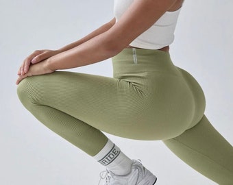 Lime Green Gym Leggings