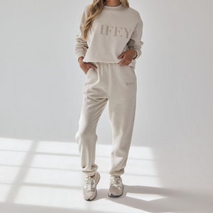 Wifey Sweatpants, Champagne Wife Joggers, SixStories Sweatpants, Wifey Tracksuit Pants, Honeymoon Fit, Wifey Sweatpants image 2