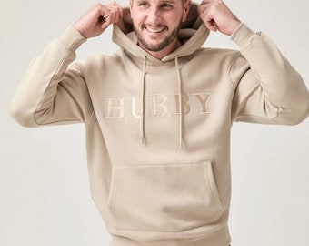 Hubby Hoodie, Six Stories Hubby Jumper, Hubby  Embroidered Sweatshirt, Hubby Top, Hubby Jumper, Hubby Sweater, Hubby Pullover