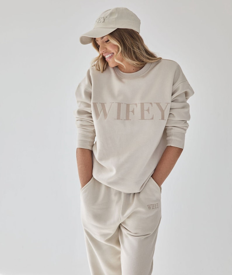 Wifey Sweatpants, Champagne Wife Joggers, SixStories Sweatpants, Wifey Tracksuit Pants, Honeymoon Fit, Wifey Sweatpants image 7