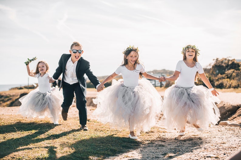 Wedding Tutu Flower Girl Tutu Bridesmaid Tutu Long Pink Nude Tutu Flower Girl Dress Pink Tutu Adult Tutu Girls Tutu