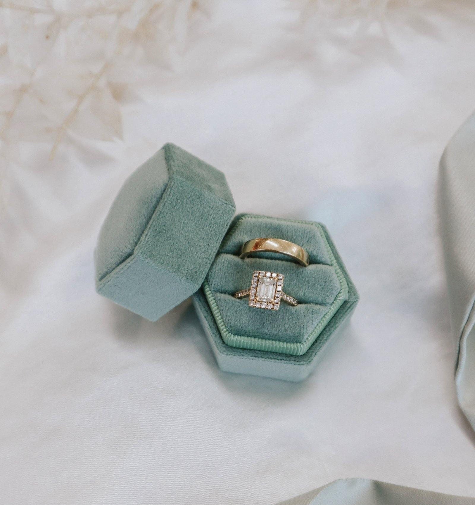 Personalized Ring Box Engagement Ring Box Wedding Ring Box Velvet Ring Box Double Slot Ring Box Proposal Personalized Ring Box Engagement Ring Box Wedding Ring Box Velvet Ring Box Double Slot Ring Box Proposal