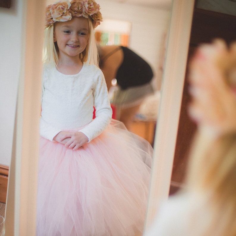 Long Blush Tutu, tutu, girls tutu, flower girl tutu, flower girl dress, bridesmaid tutu, adult tutu, wedding tutu, pink tutu Long Blush Tutu, tutu, girls tutu, flower girl tutu, flower girl dress, bridesmaid tutu, adult tutu, wedding tutu, pink tutu