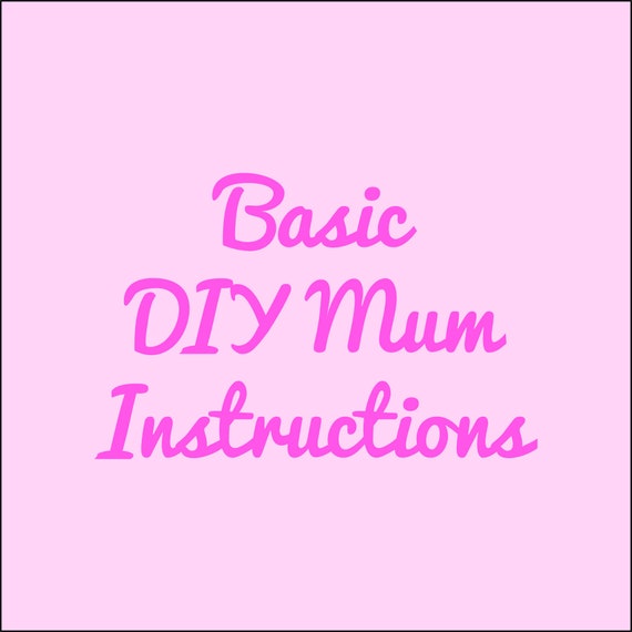 Basic Diy Homecoming Mum Instructions