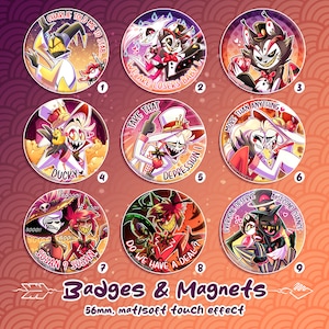 Badges & Magnets “Hazbin Hotel”
