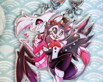 パズルキーホルダー「エンジェルダスト/ハスク ハズビンホテル